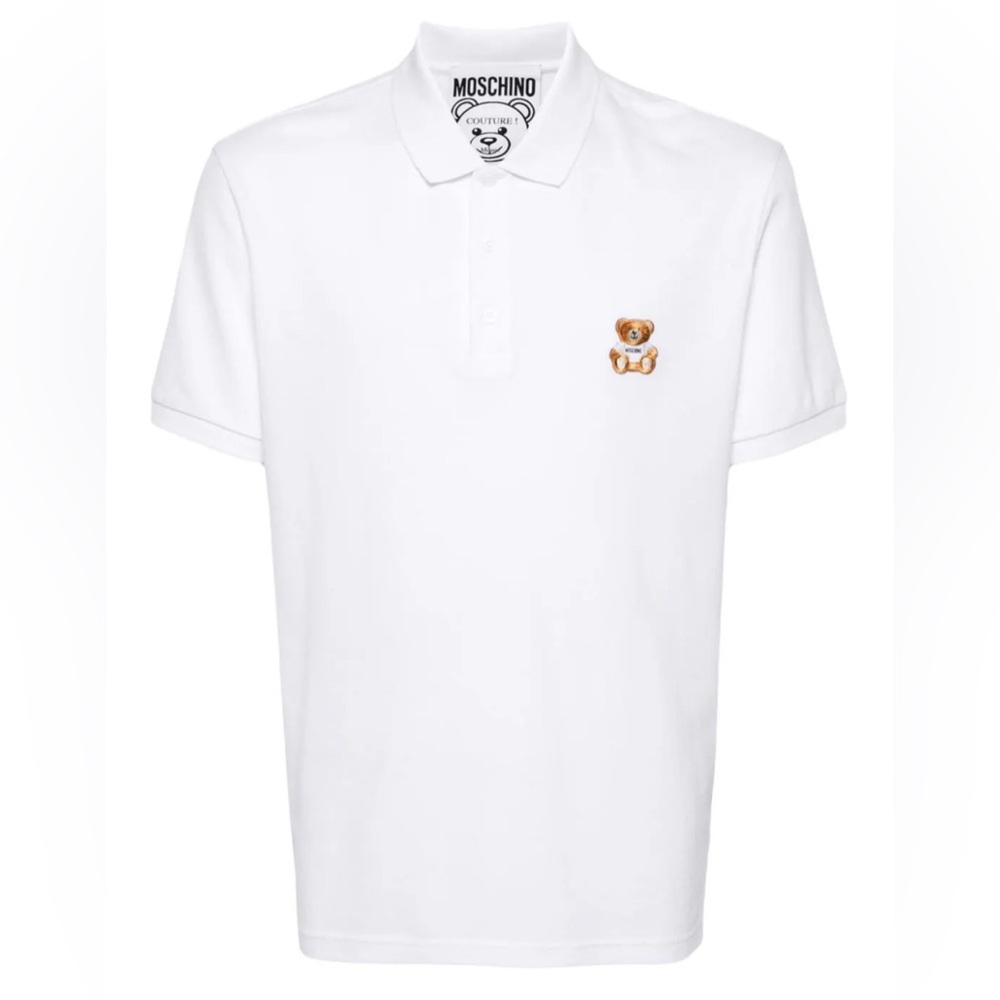 Moschino Bear Motif Polo Shirt